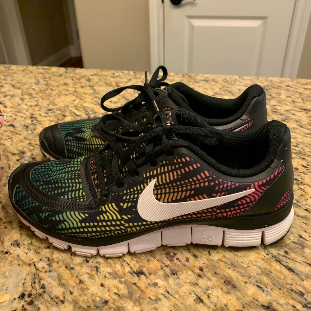 Womens Multicolor Nike Free 5.0 SZ 8